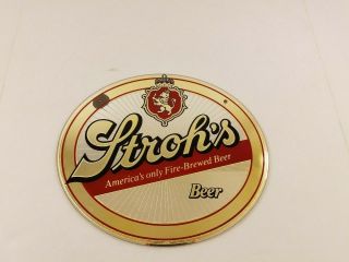 Vintage Stroh’s Beer Mirror Sign 88863