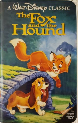 The Fox And The Hound (vhs,  1994) Black Diamond Classic Very Good