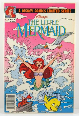 The Little Mermaid 1 Of 4 Limited Series 1992 Disney Comic Book W/ Ariel