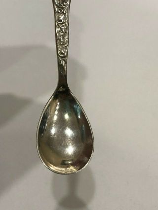 Antique Theodore B Starr w/ Whiting MFG Co Sterling Silver Egg Spoon c.  1880 2