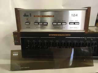 Vintage Dbx Ii 124 Noise Reducer Reduction System W/ Bsr 4 Channel Equalizer