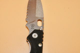 Buck Strider Tarani Folding Drop Point Combo Edge Police Advocate - BU887SBT 2