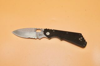 Buck Strider Tarani Folding Spear Point Ats34 Police Issue G - 10 Handle - Bu882sb