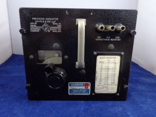 Vintage General Radio Precision Capacitor Type 722 - Me
