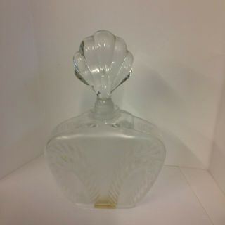 Vintage Lalique French Crystal Samoa Perfume Bottle