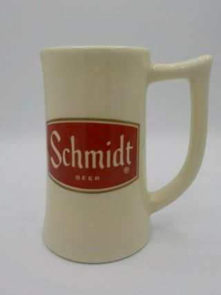 Xl 20 Ounce Vintage Schmidt Beer Ceramic Mug