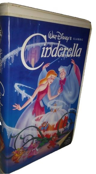 Cinderella (vhs,  1992) Walt Disney Clamshell Black Diamond Classics