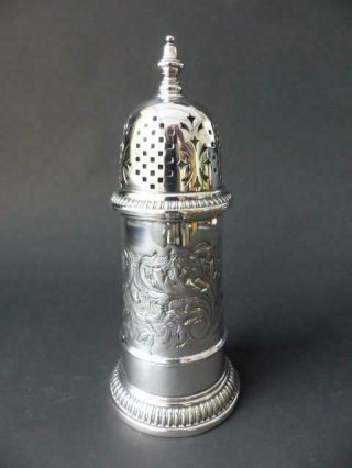 Mappin & Webb Early 20th C Silver Plate On Copper Sugar Caster