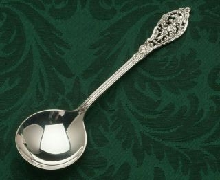 Florentine Lace By Reed & Barton Sterling Silver Cream/ Round Soup Spoon 6.  25 "