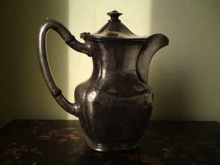 Antique American Reed & Barton Silver Plated Pot / Jug For Brown Palace Hotel