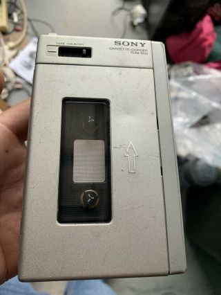 Vintage Sony Cassette - Corder Tcm - 600 Powers In Spins
