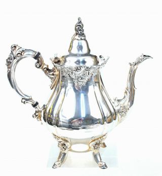 Baroque By Wallace Silver Plate Tea Pot