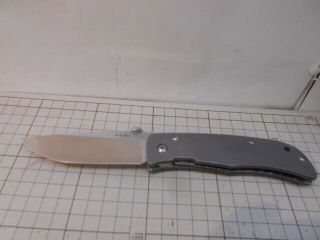 W,  R,  Clark Custom Knife Ats - 34 Taitanium Handle
