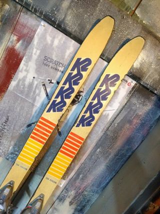 Vintage K2 Team Freestyle 44 Ballet Skis Size 160 Cm