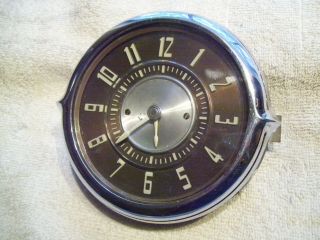 1941 - 1942 Vintage Cadillac Electric Dash Clock In Good.