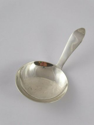 Smart Antique Solid Sterling Silver Tea Caddy Spoon C W Fletcher 1914