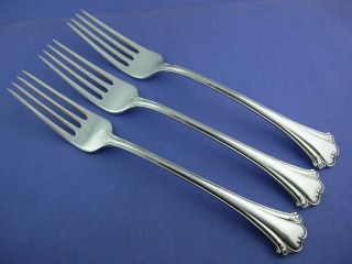 Sterling Reed & Barton Dinner Fork English Chippendale No Mono $59 Each
