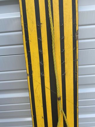 Vintage Brunswick JEM Snurfer Snowboard Yellow 1960s Snow Board 46 