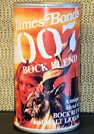 James Bond’s 007 Bock National Brewing Co.  Baltimore,  Md Advertising Paper Label