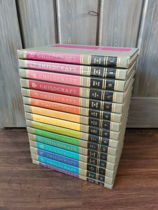 Vintage 1964 Childcraft “the How And Why Library” Hardcovers Volumes 1 - 15 Vgc