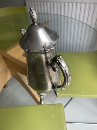 antique solid silver coffee pot 2