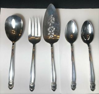 5 Pc Lg Serving Set Danish Princess By Holmes & Edwards 5 Available Buy It Now