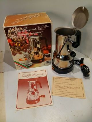 Vintage Columbia Caffe Roma Cx E30 Italian Electric Espresso/cappuccino Coffee