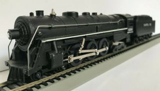 Vintage Marx Ho Die Cast Santa Fe 6096 4 - 6 - 4 Hudson Steam Locomotive Engine