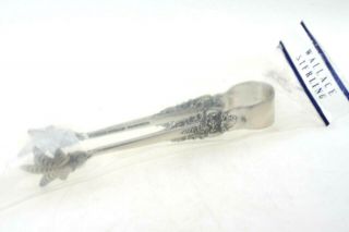Wallace Grand Baroque Sterling Silver Sugar Tongs In Package