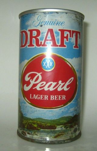 Old Pearl " Draft " Beer Can San Antonio,  Texas And St.  Joseph,  Missouri