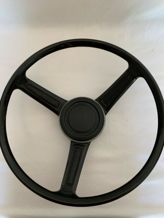 Vintage Bmw 2002 Three Spoke Factory Black Steering Wheel