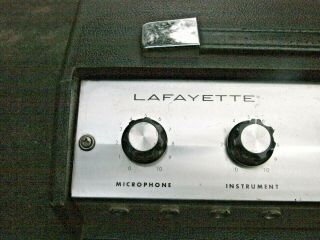 Lafayette Echo - Verb Vintage Reverb Effects Unit,  guitar microphone 2