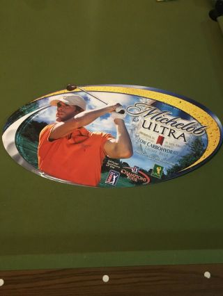 Michelob Ultra Pga Champions Golf Tour Tin Sign