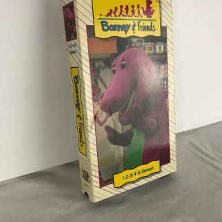 Vtg VHS Barney & Friends: 1 2 3 4 5 Senses Rare Time Life Video Cassette 3