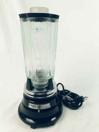 Vintage Waring Pro 51bl23 Black 5 Cup 2 Speed Blender And Well