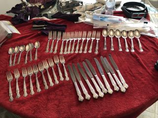 Wm Rogers Mfg Co Silverplate Extra Plate Rogers Flatware 43pc 38