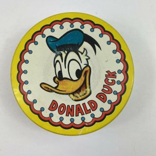 Vintage Disney Productions Collectibles First Edition Donald Duck Tin Series 1