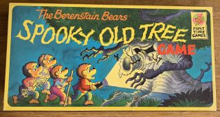 Vintage 1989 Rare The Berenstain Bears Spooky Old Tree Board Game Complete Euc