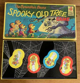 Vintage 1989 RARE The BERENSTAIN BEARS Spooky Old Tree Board Game COMPLETE EUC 2