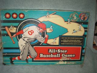 Vintage Cadaco Ellis All Star Baseball Board Game Copyright 1959