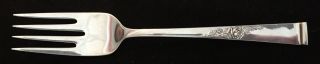 Sterling Silver Flatware - Reed And Barton Classic Rose Salad Fork