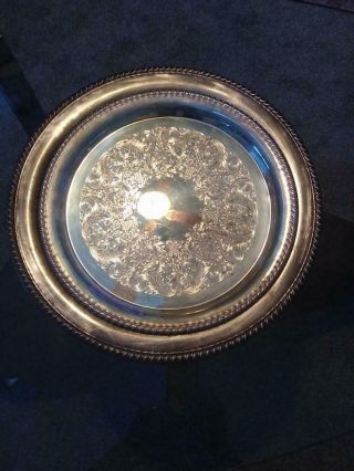 Wm Rogers Silver Plated Serving Trays.  Eagle Star Mark.  30 
