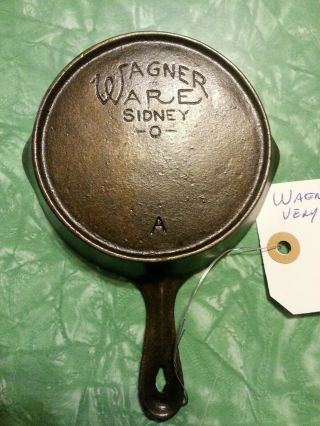 Vintage Wagner Ware Toy Cast Iron Skillet A Mold