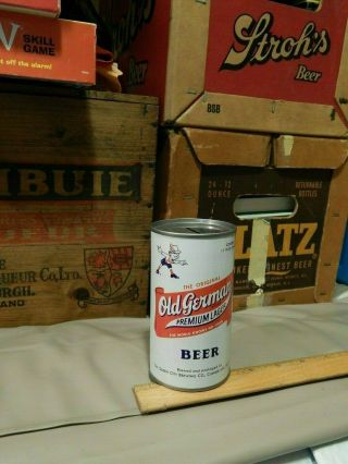 Old German The Queen City Brewing Co.  [cumberland,  Md] Coin Bank Beer Can