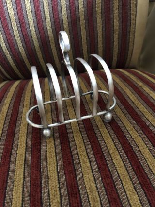 Antique Sheffield Silver Toast Rack Collectable Hallmarked Vintage Old Tableware