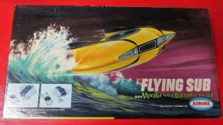 Aurora Flying Sub Voyage To The Bottom Of The Sea 1968 Vintage Model Kit Mib