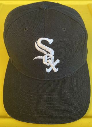 Vintage Chicago White Sox The G Cap Plain Logo Snapback Hat Cap Nwa Eazy E Wool