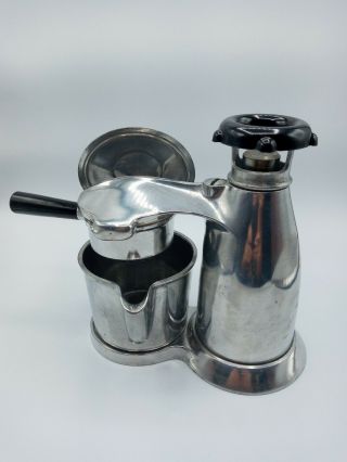 Vesuviana Vintage Espresso Stove Top Coffee Maker Complete