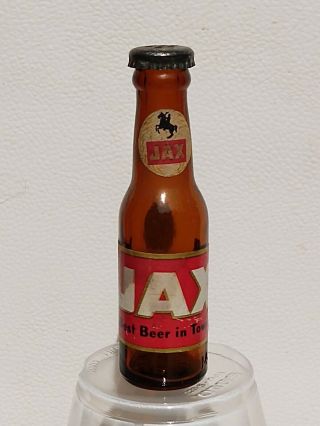 Jax Mini Beer Bottle.  Orleans La Salt Shaker
