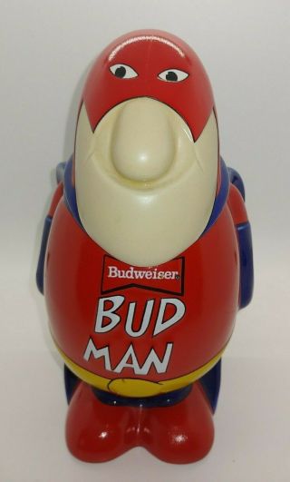 Vintage Budweiser " Budman " Beer Stein 8 1/2 Beer Stein